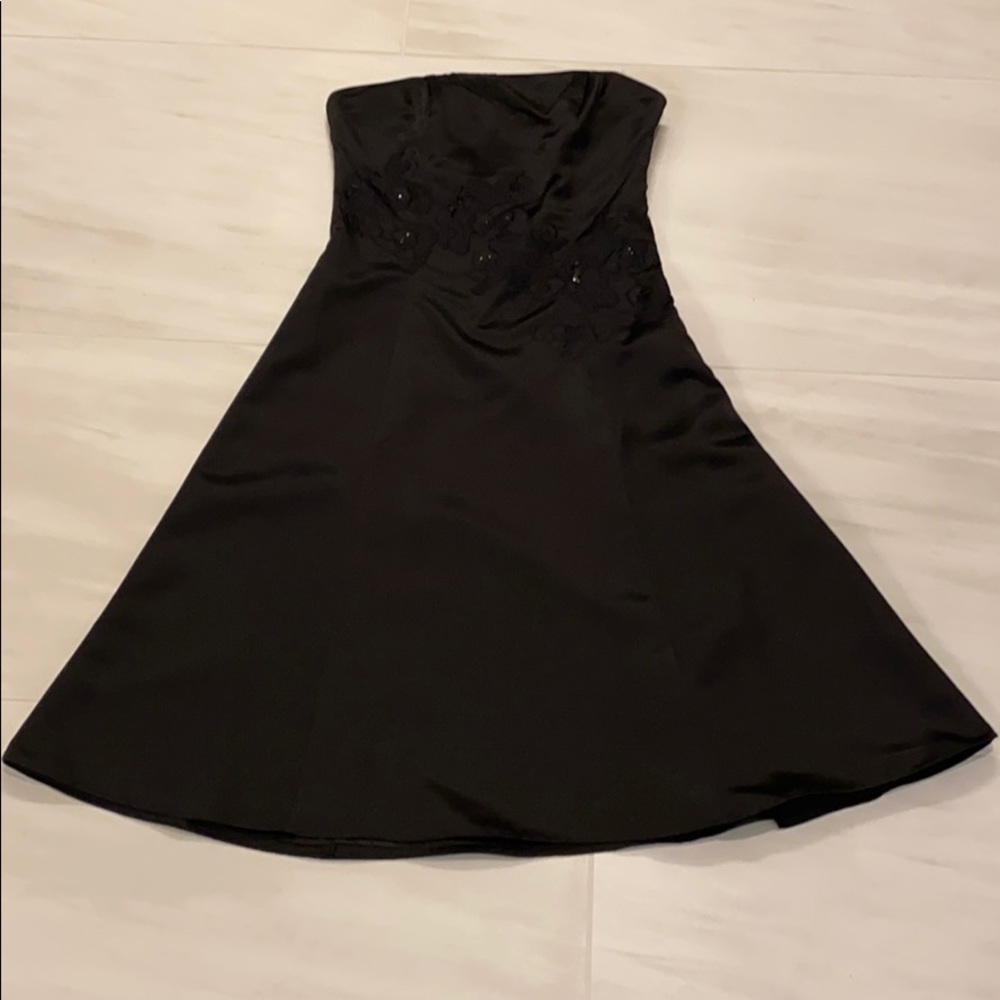 Strapless cocktail dress